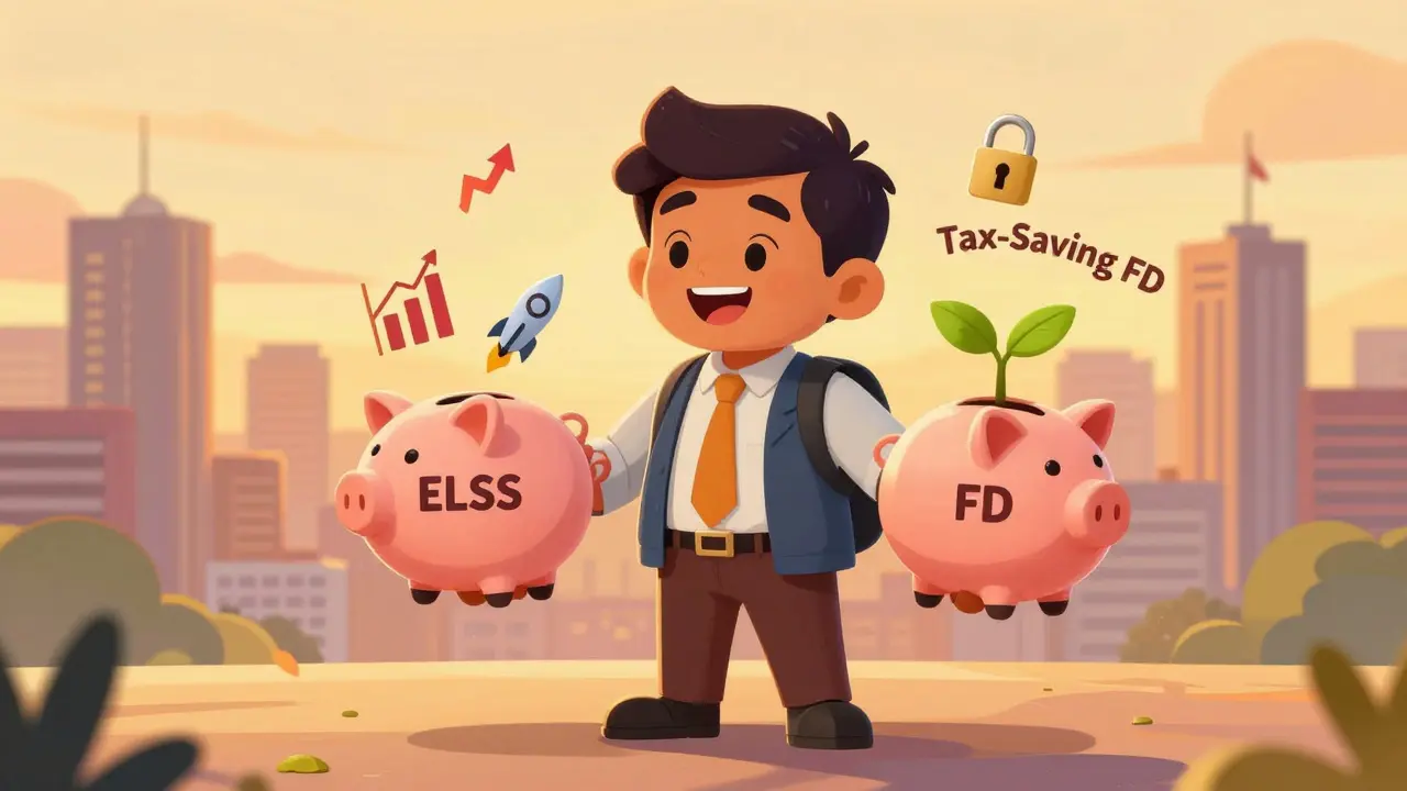 ELSS vs Tax-Saving FD in India: Which Gives Better Returns, Liquidity, and Safety?