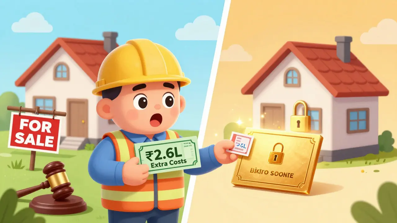 Buyer shocked by extra costs while builder offers women discount, contrast between risky and secure property ownership