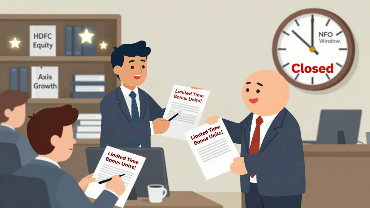 Investors rushing to join a New Fund Offer while older, successful funds sit unnoticed on a shelf.