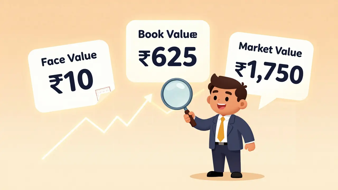 Understanding Face Value, Market Value, and Book Value in Indian Stocks
