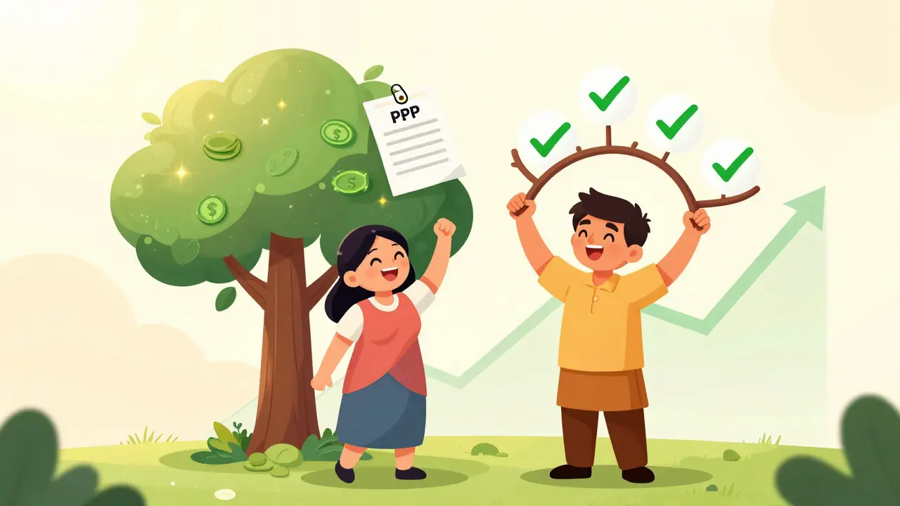 Couple celebrating smart PPF loan and tax-free wealth strategies
