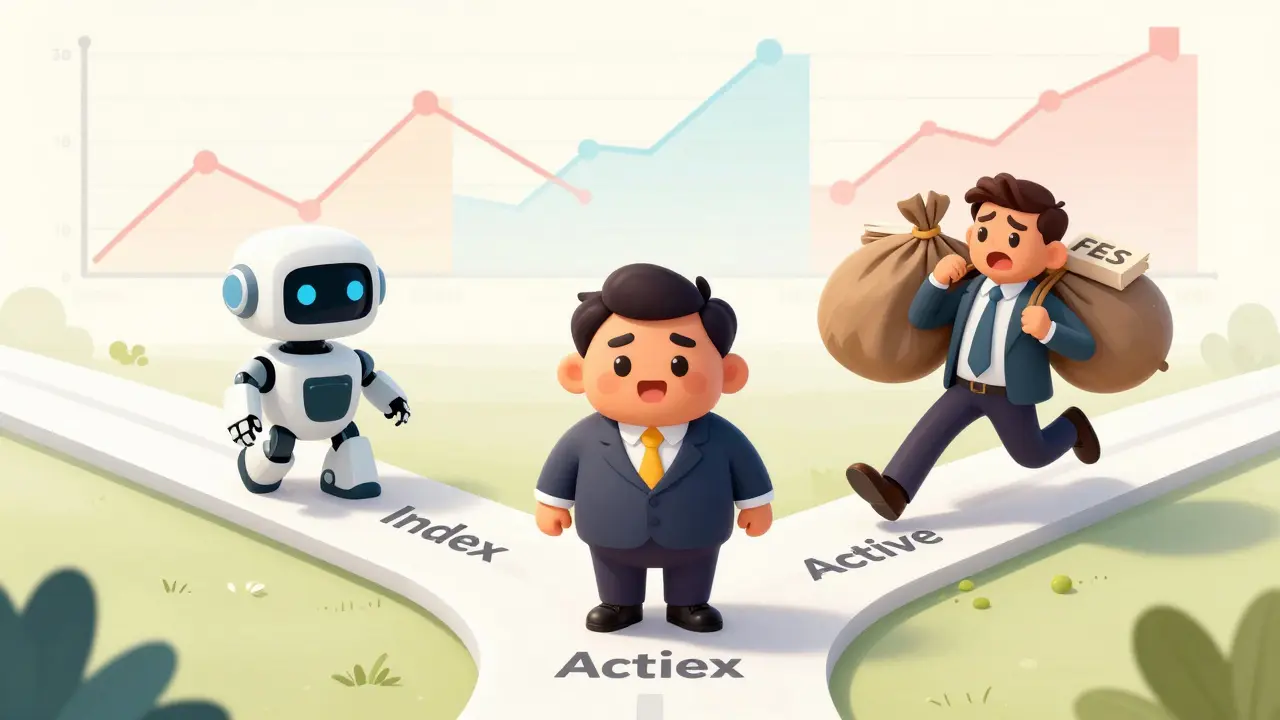 Index Funds vs Active Funds in India: Costs, Tracking Error, and Performance (2026 Guide)